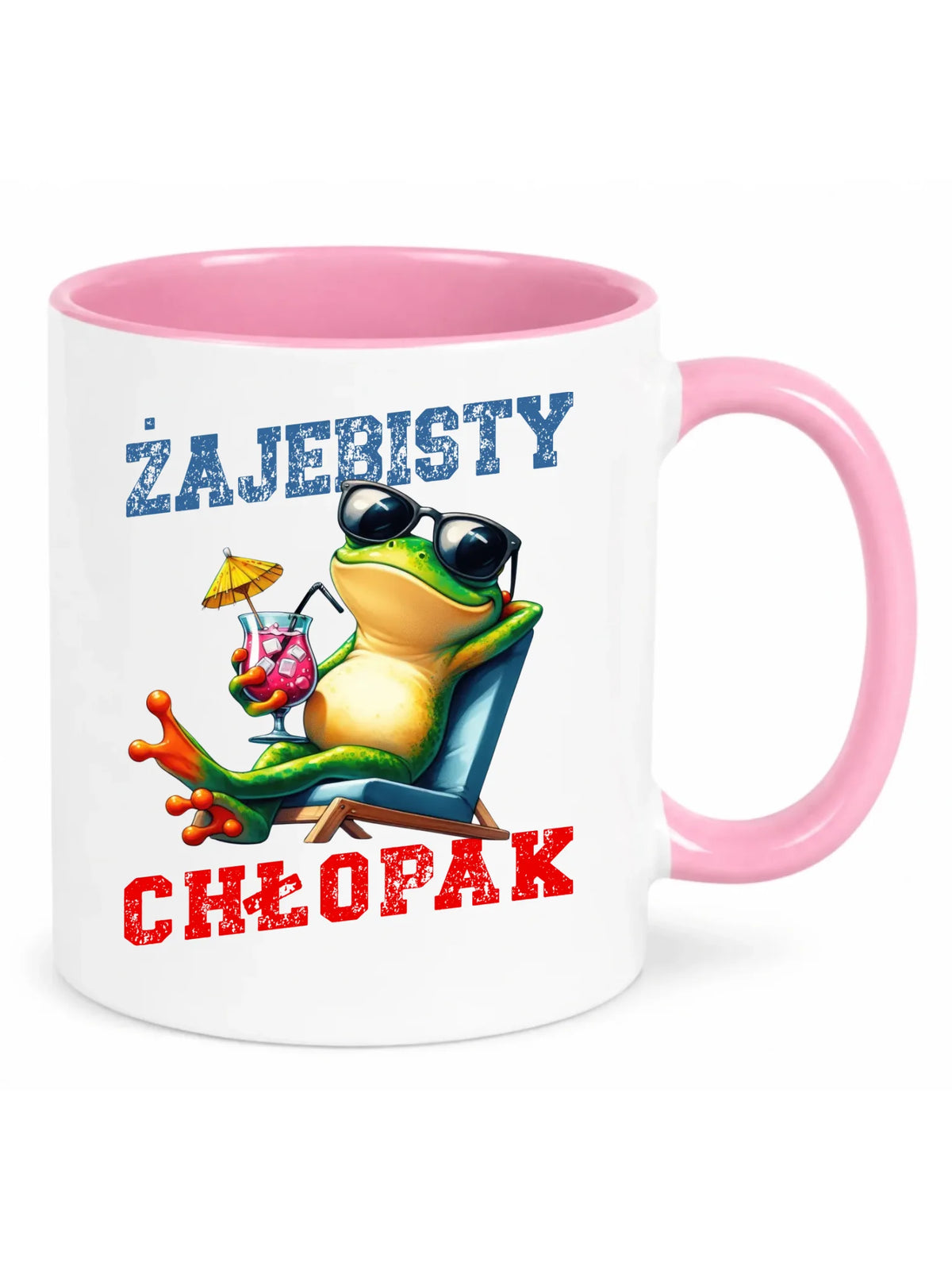Kubek z żabą - prezent dla chłopaka - Żajebisty chłopak DCH19