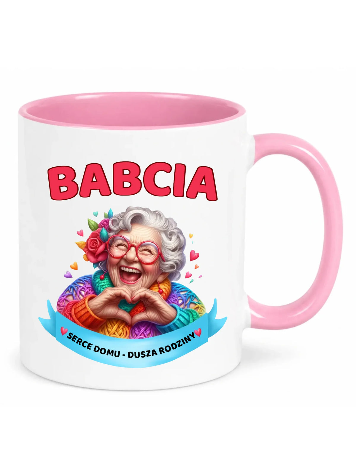 Kubek dla babci - Babcia serce domu dusza rodziny B25