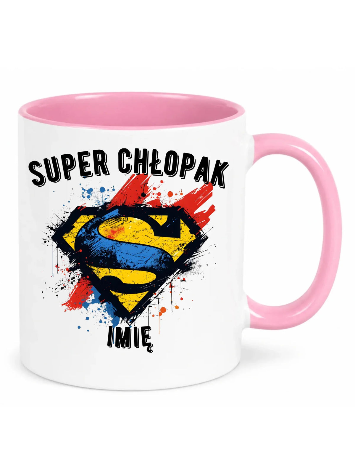 Kubek - prezent na Dzień Chłopaka - Super Chłopak - personalizowany DCH18