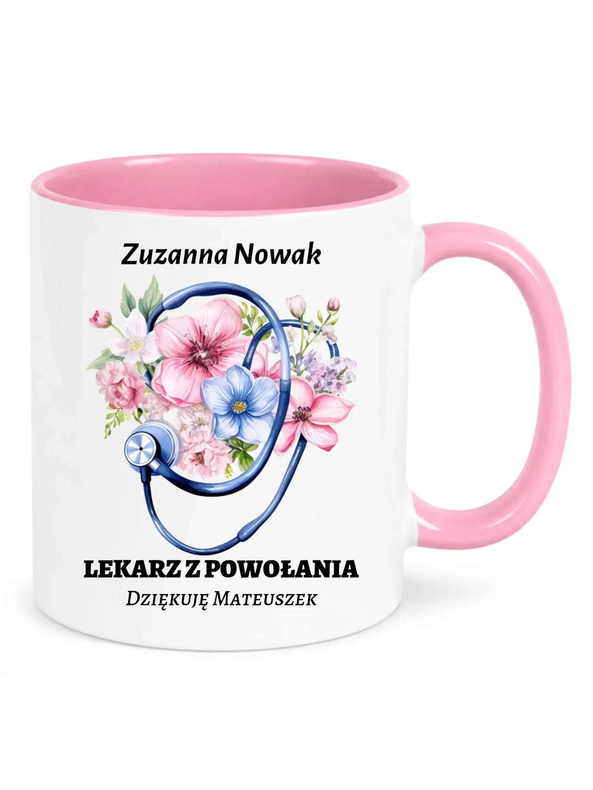 Kubek dla lekarza - Lekarz z powołania - personalizowany ZL07