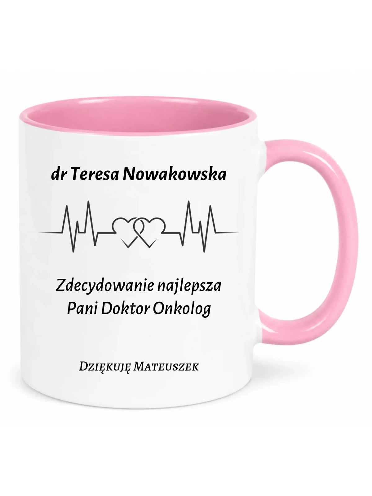 Kubek dla Pani Doktor Onkolog - personalizowany ZL01