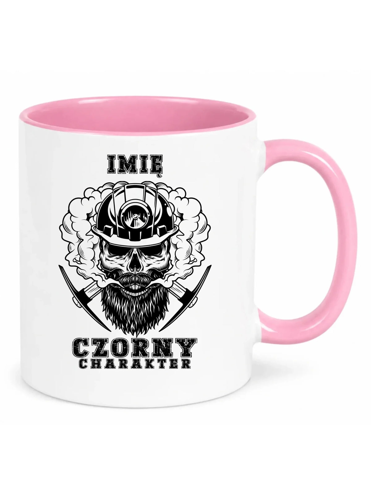 Kubek - prezent dla górnika - Czorny charakter - personalizowany G06
