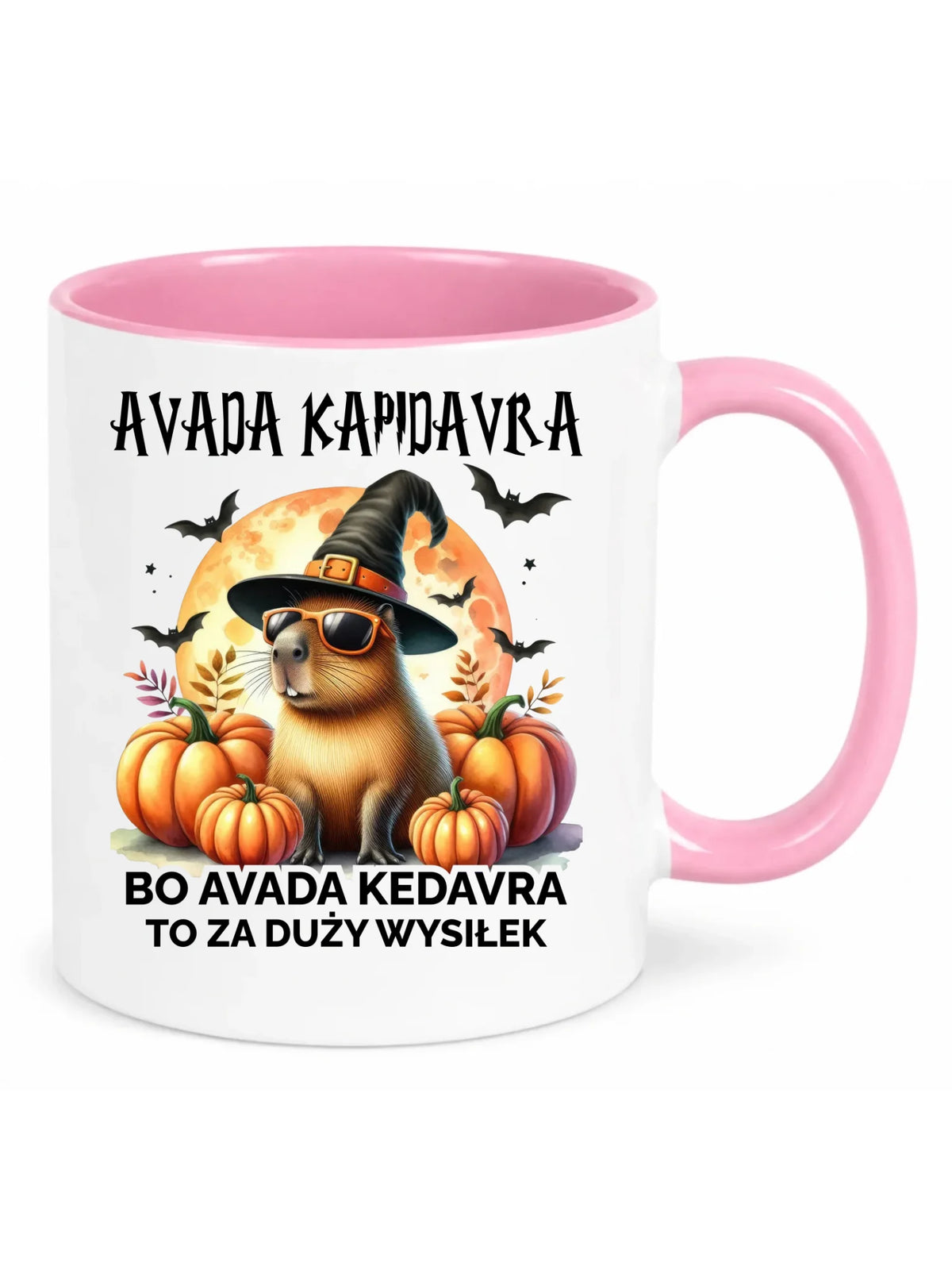 Kubek halloweenowy - Kapibara - Avada Kapidavra HL21