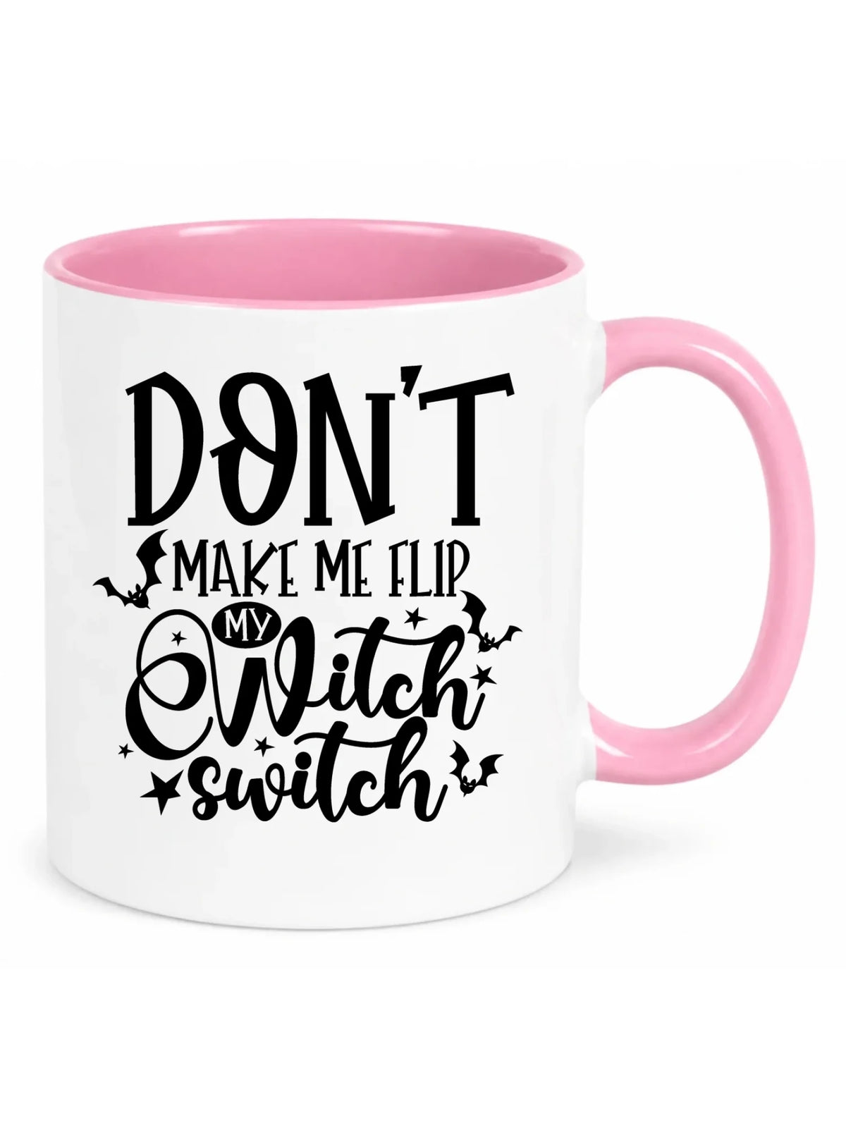 Kubek na Halloween - Don't make me flip my witch switch - śmieszny HL11