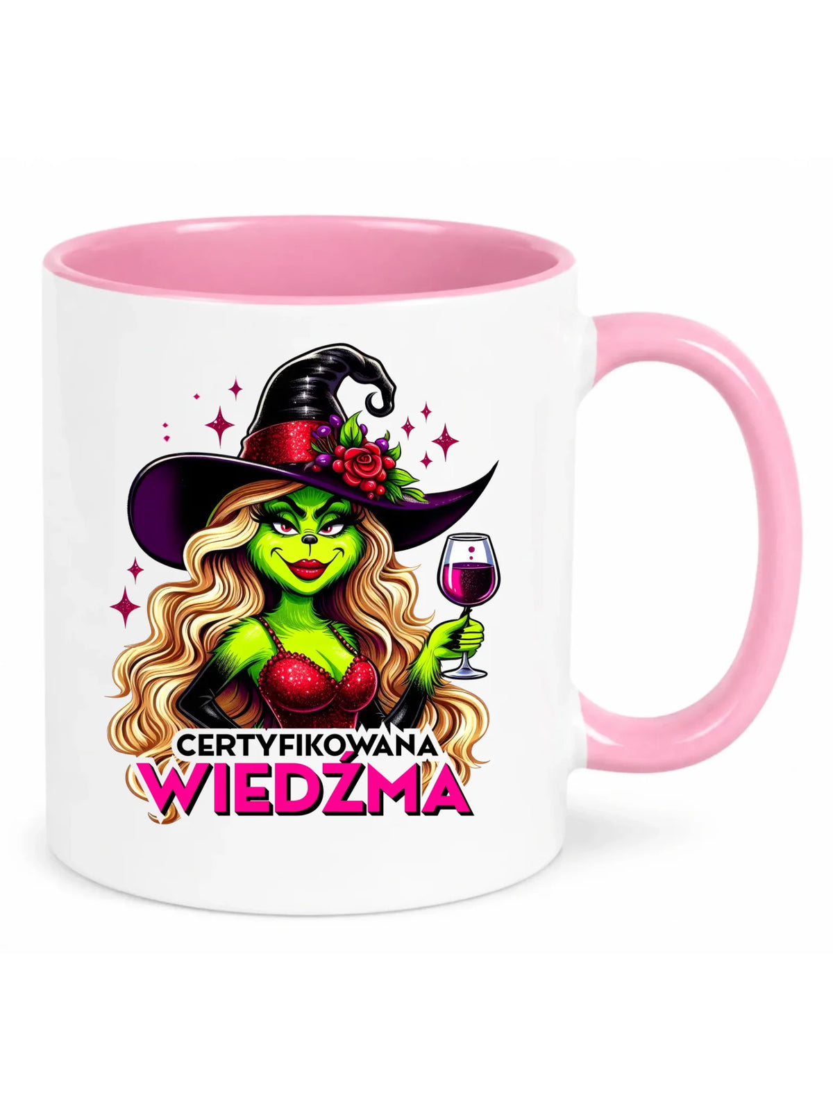 Kubek - Certyfikowana wiedźma - śmieszny HL13