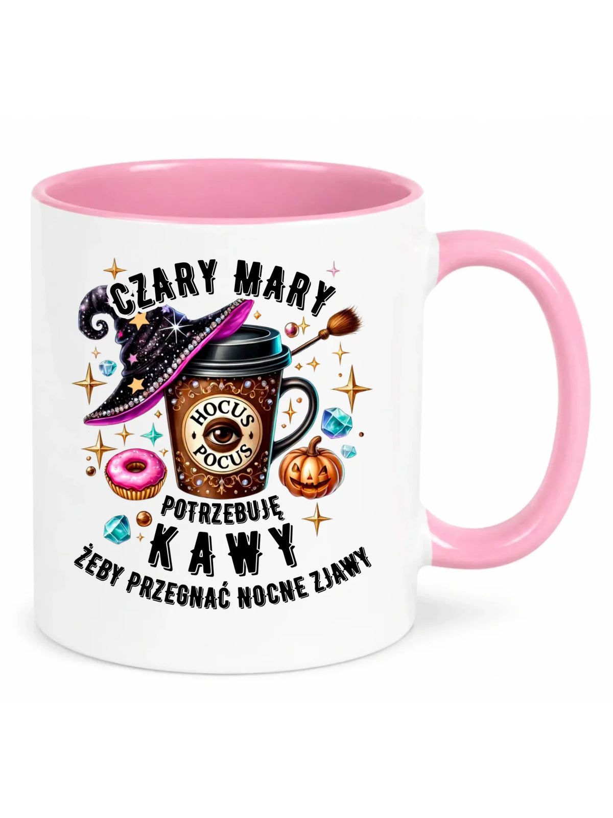 Kubek na Halloween - Potrzebuję kawy HL03