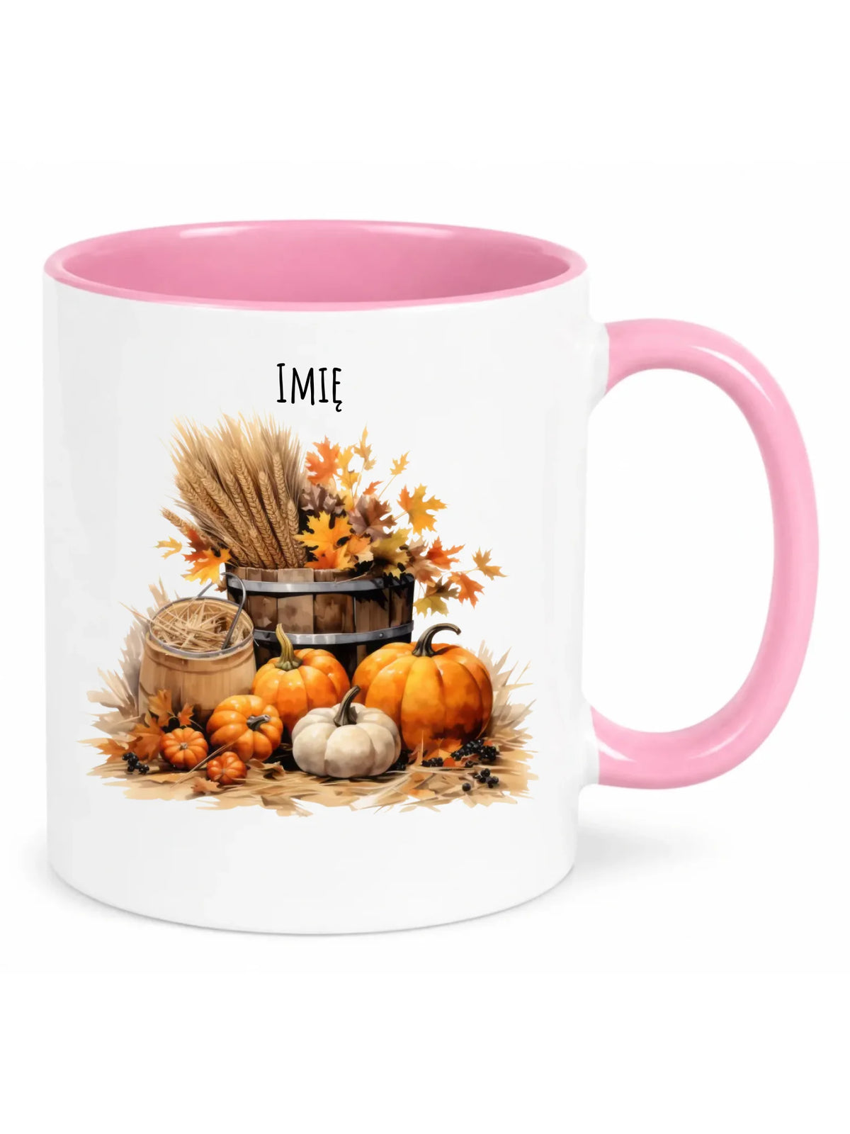 Kubek na jesień - Harvest vibes - personalizowana JS09
