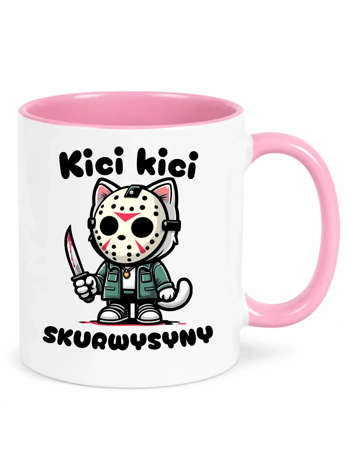 Kubek na Halloween - Kici kici sk*rwysyny - bez cenzury HL28