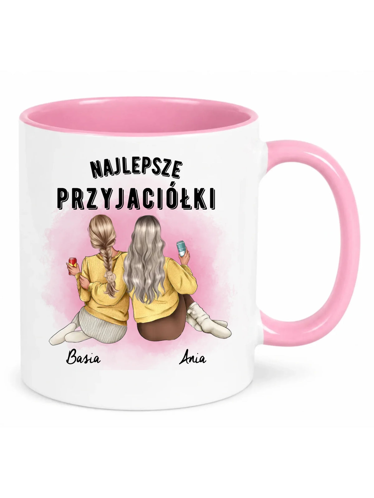 Kubek - prezent dla przyjaciółek - Najlepsze przyjaciółki 2-4 osób - personalizowany PR01