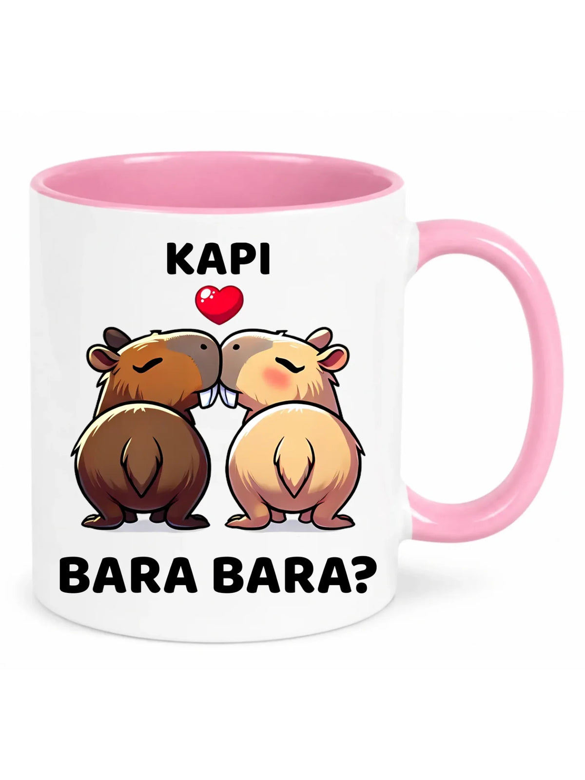 Kubek dla par - Kapibara bara bara W86