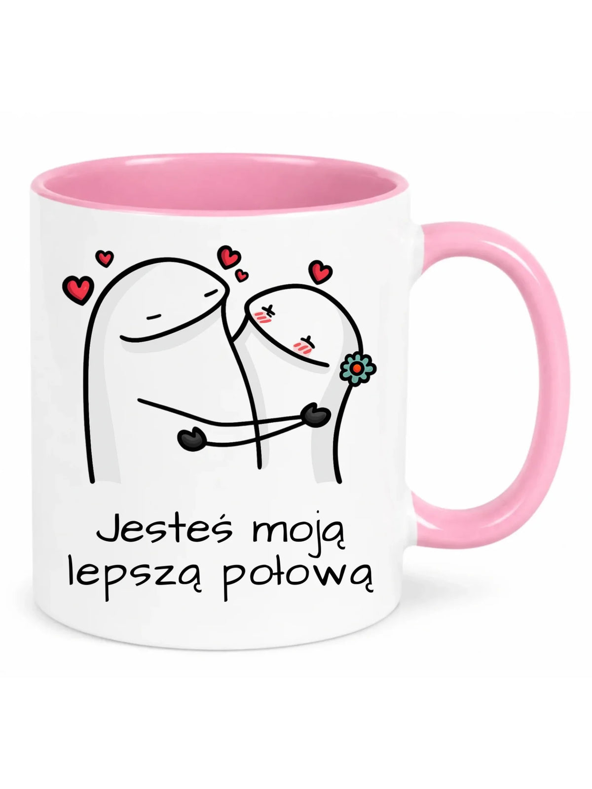 Kubek dla par - Jesteś moją lepszą połową W87