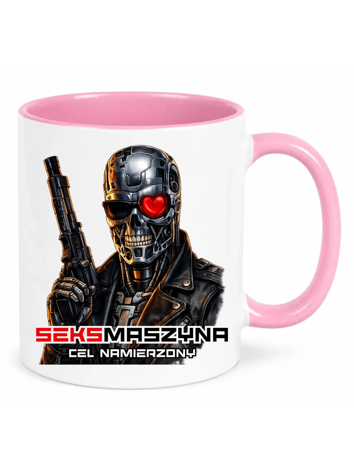 Kubek dla faceta - Cyborg z sercem Seks maszyna DCH32