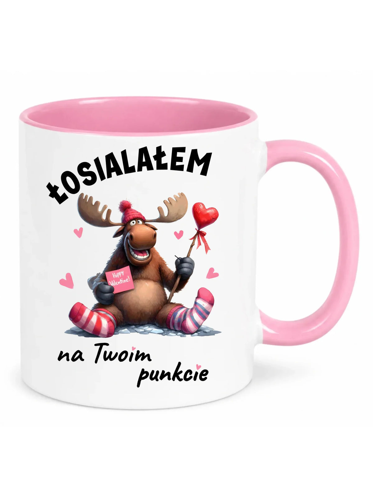 Kubek dla par - Łosialałem na Twoim punkcie W66