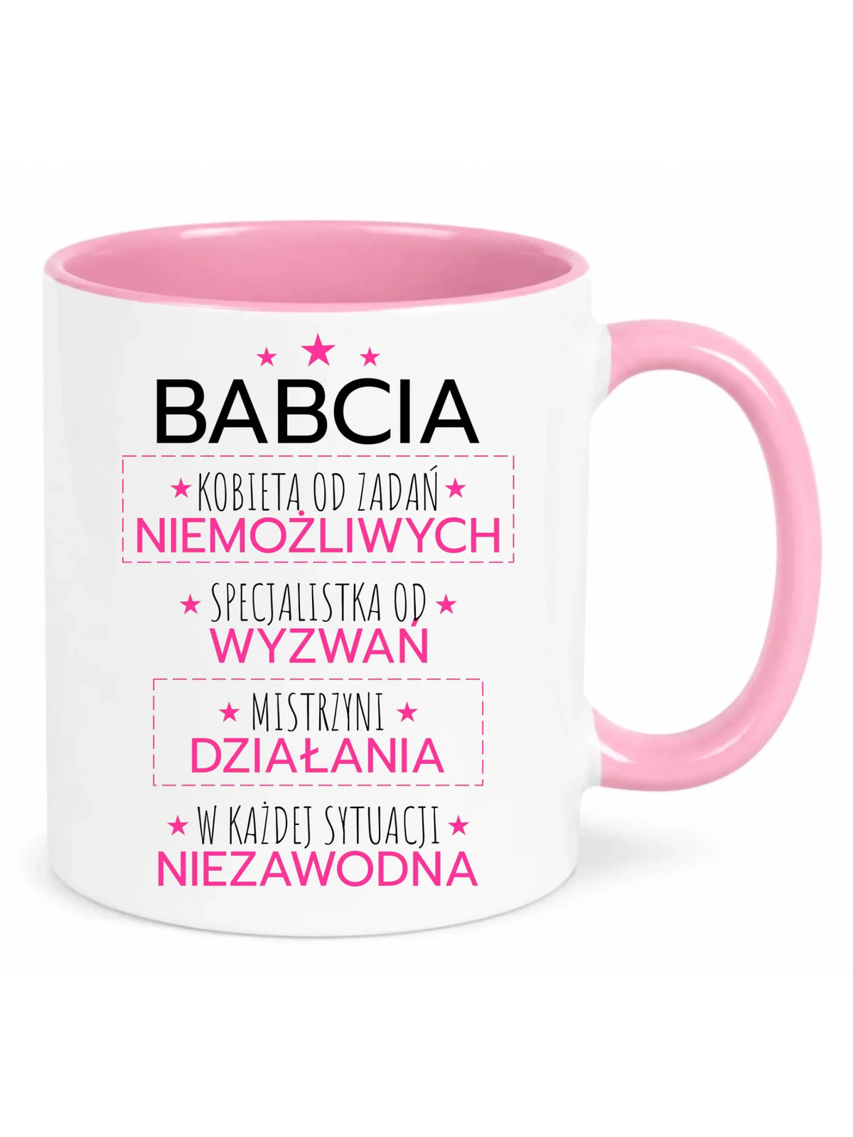 Kubek dla babci - Babcia kobieta od zadań niemożliwych B30