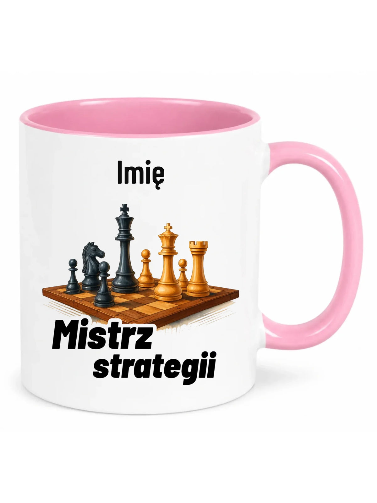 Kubek dla szachisty - Mistrz strategii - personalizowany HSZ11