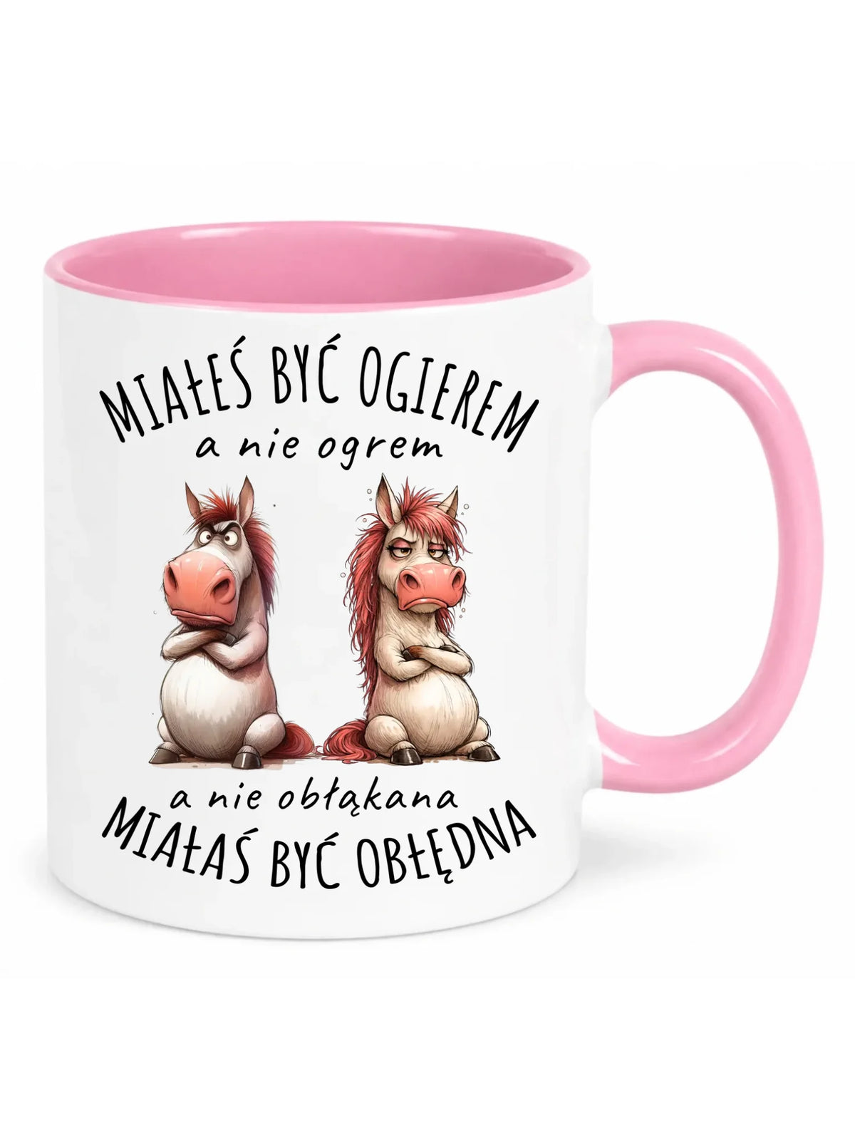 Kubek dla par - Ogier & Obłędna - śmieszny W85