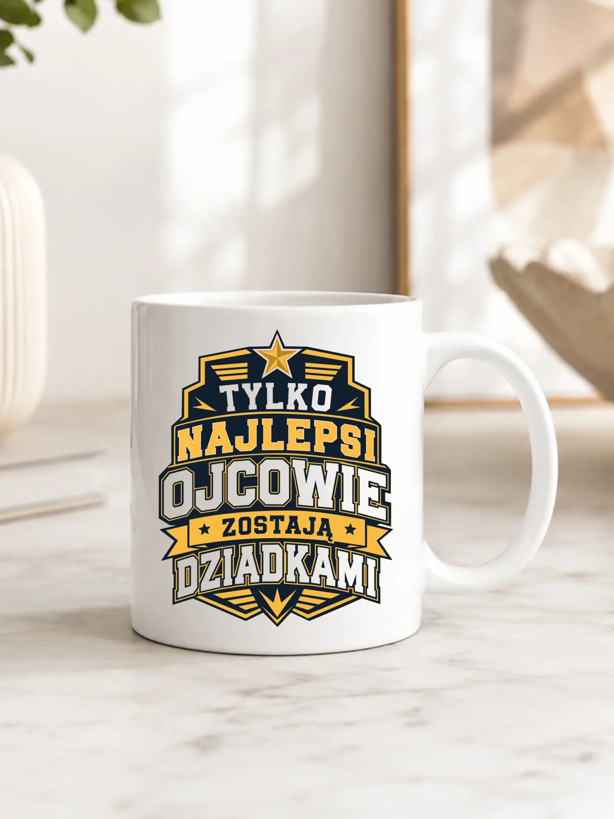 Kubek dla taty przyszłego dziadka - Tylko najlepsi ojcowie zostają dziadkami DT39