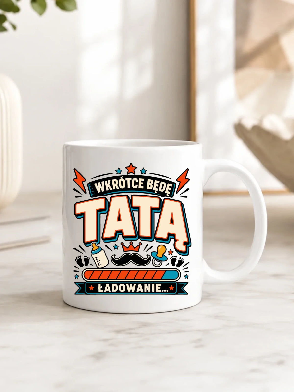 Kubek dla przyszłego taty - Wkrótce będę tatą DT23