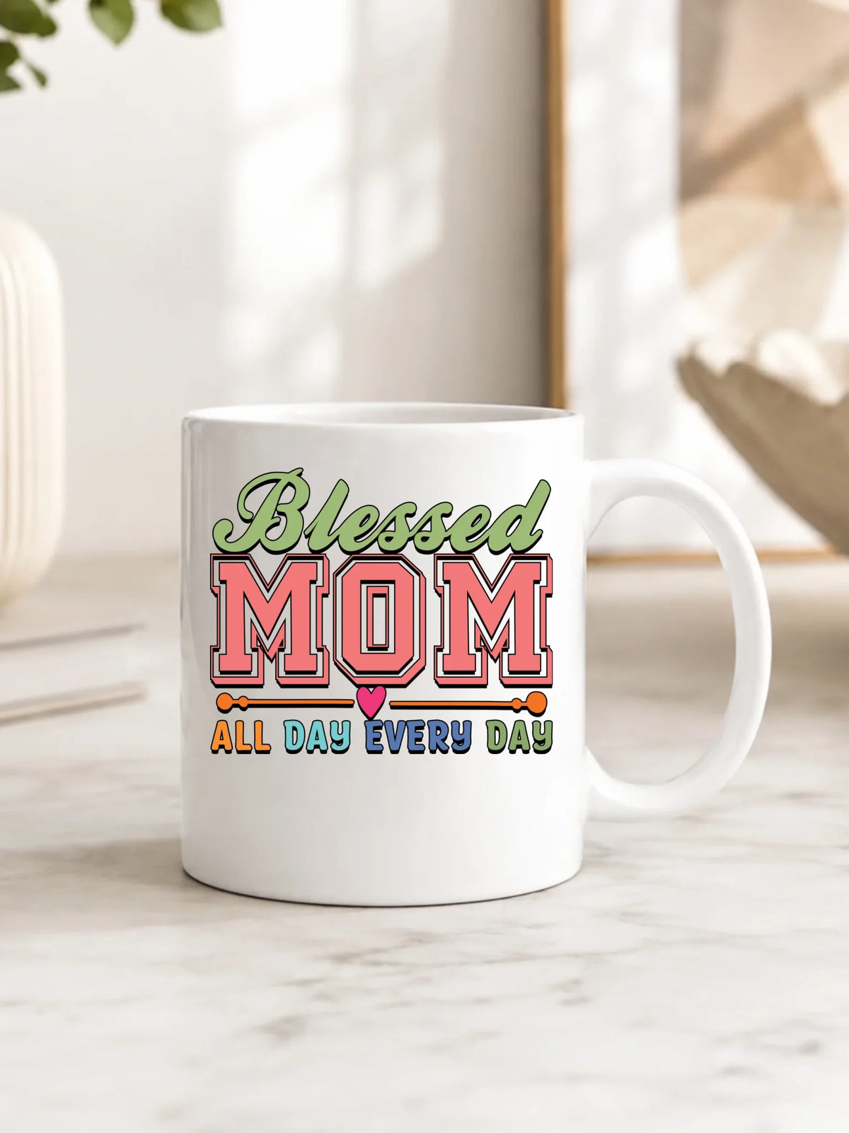 Kubek dla mamy - Blessed mom all day every day DM36