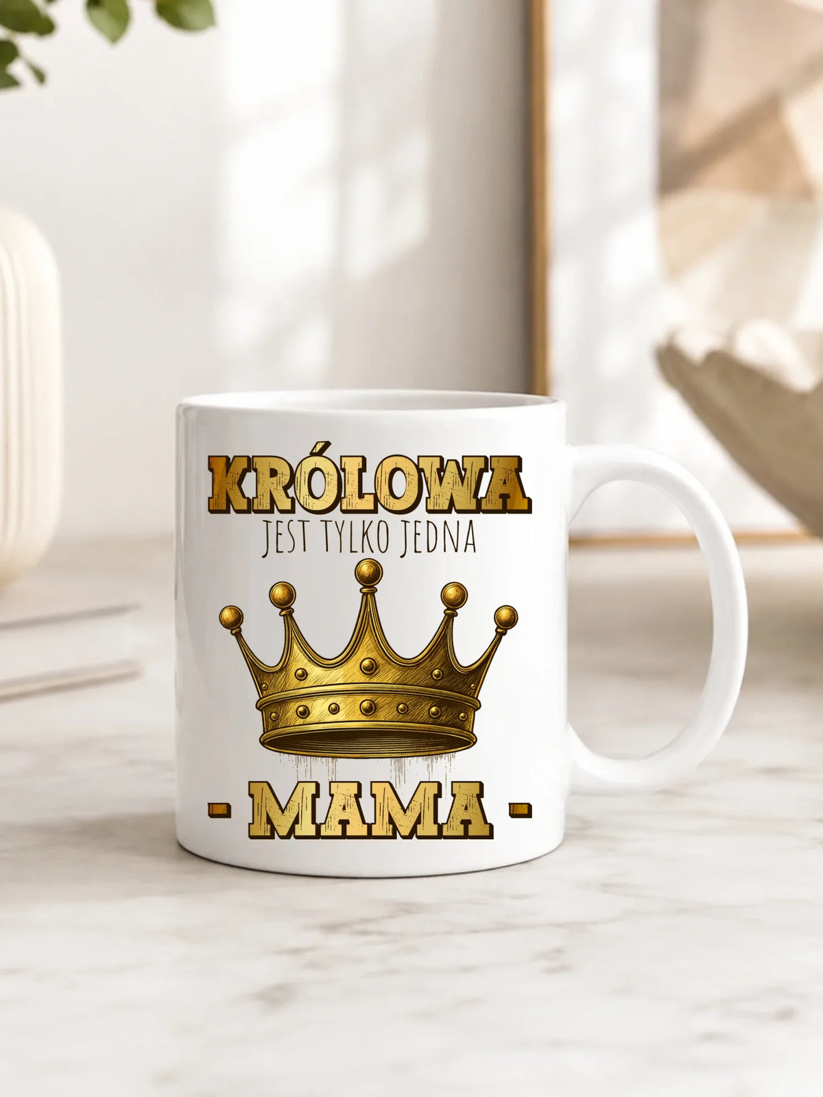 Kubek dla mamy - Królowa jest tylko jedna Mama DM13