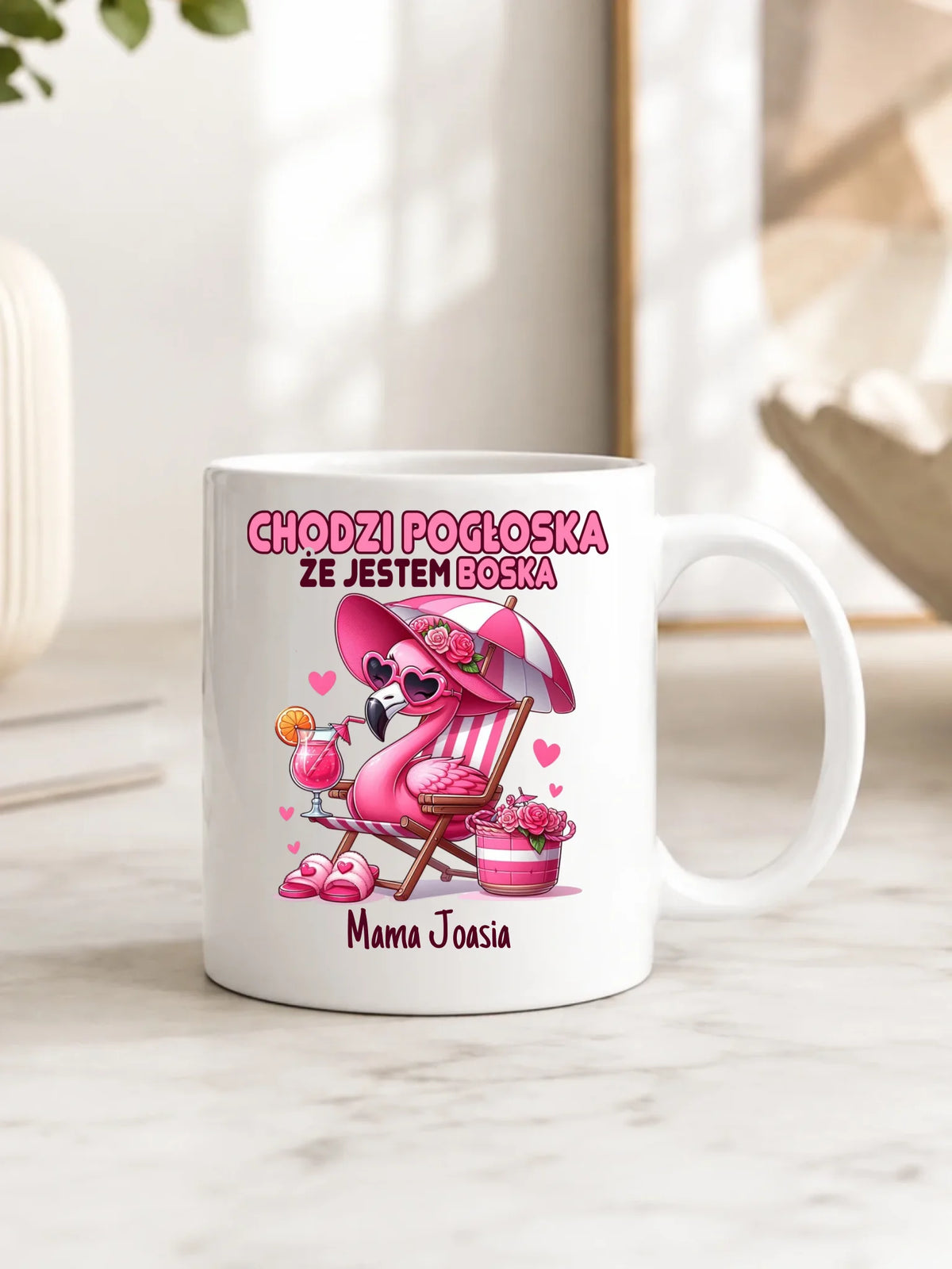 Kubek dla mamy - Chodzi pogłoska, że jestem boska - personalizowany DM14