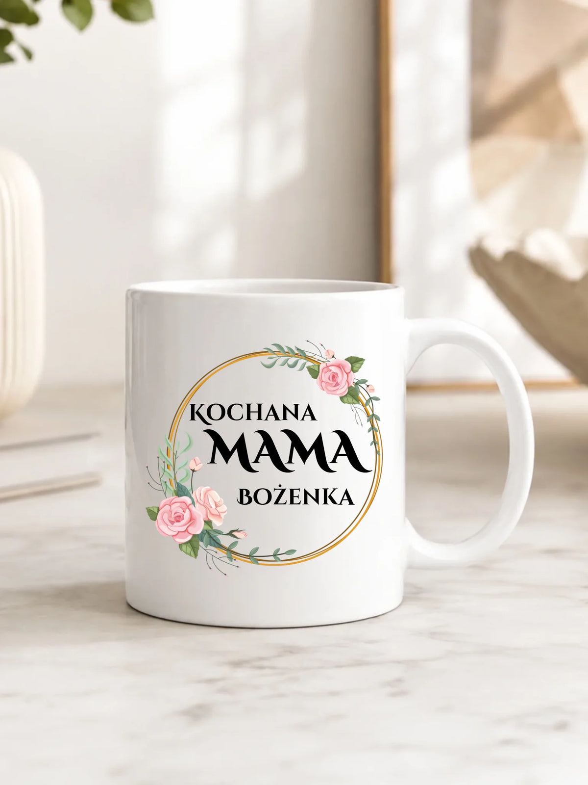 Kubek dla mamy - Kochana Mama - personalizowany DM20