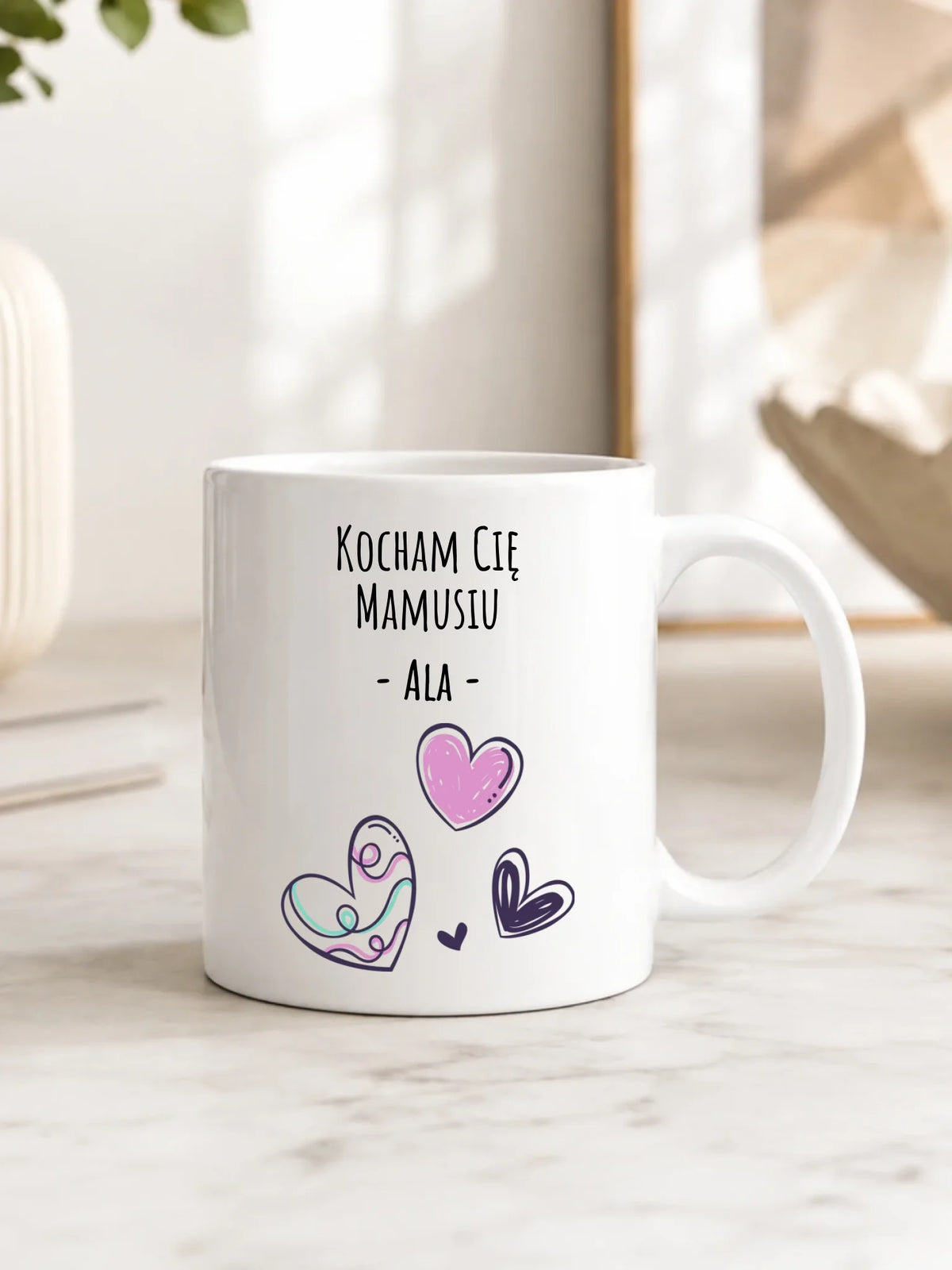 Kubek dla mamy - Kocham Cię Mamusiu - personalizowany DM05