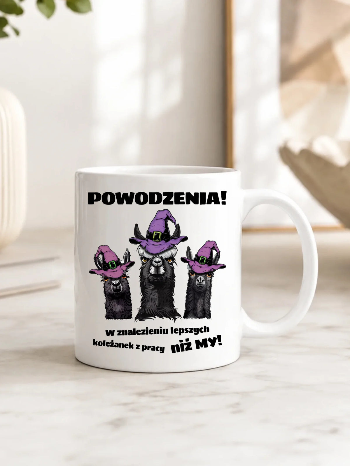 Kubek na odejście z pracy - Powodzenia w znalezieniu lepszych koleżanek OP07