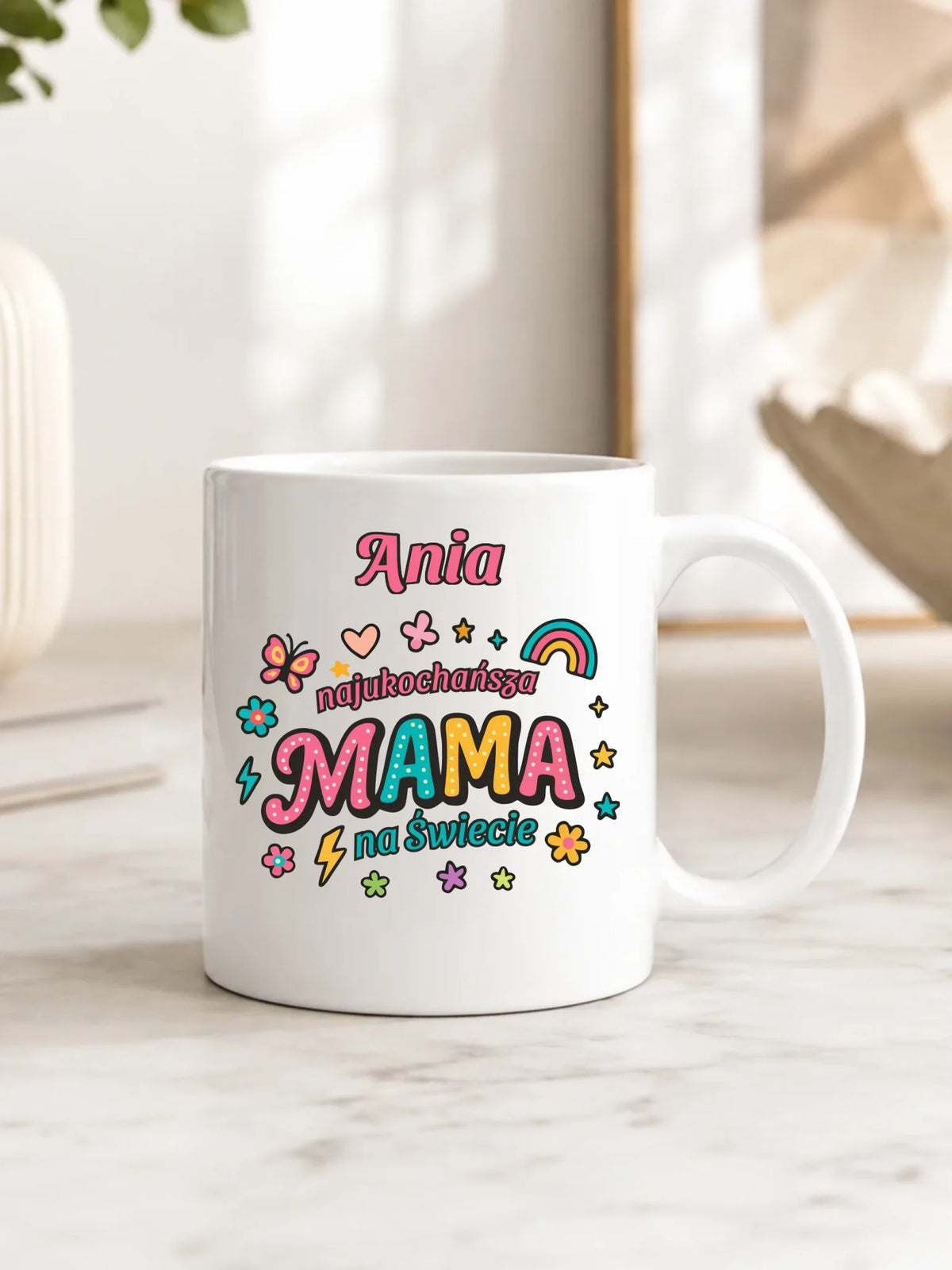 Kubek dla mamy - Najukochańsza mama na Świecie - personalizowany DM03