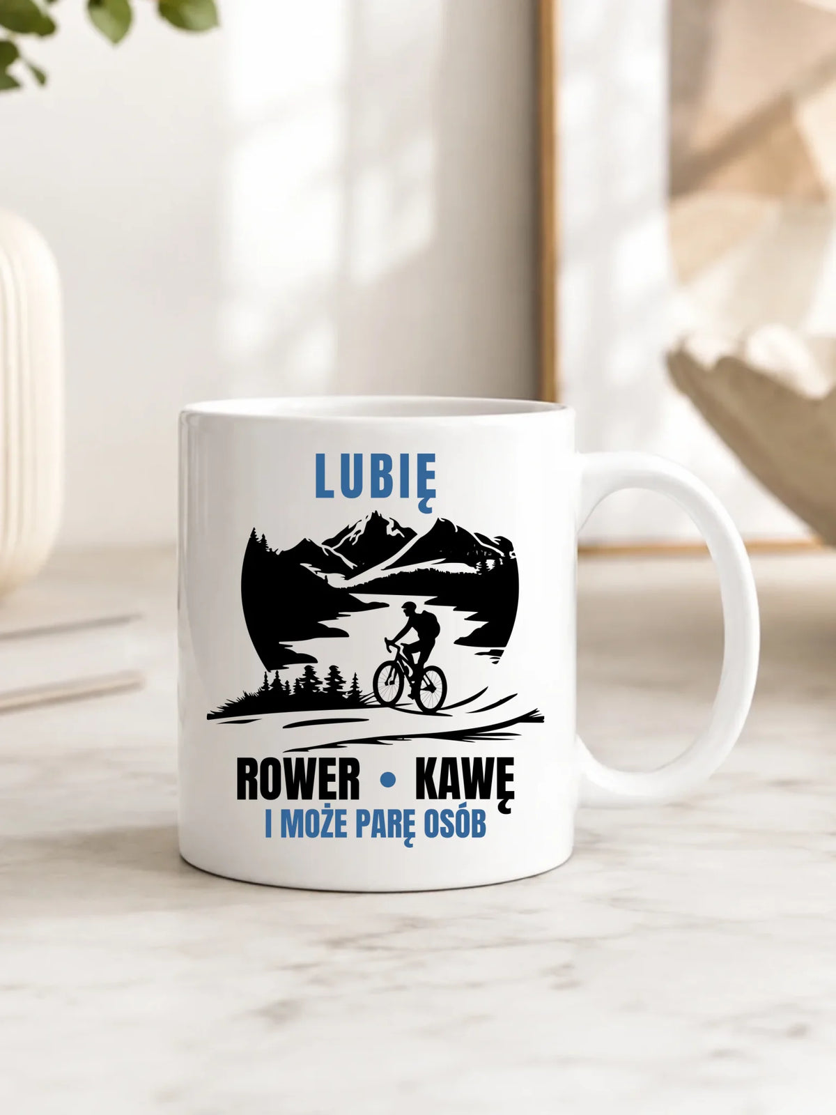 Kubek dla rowerzysty - Lubię rower kawę i może parę osób HR05
