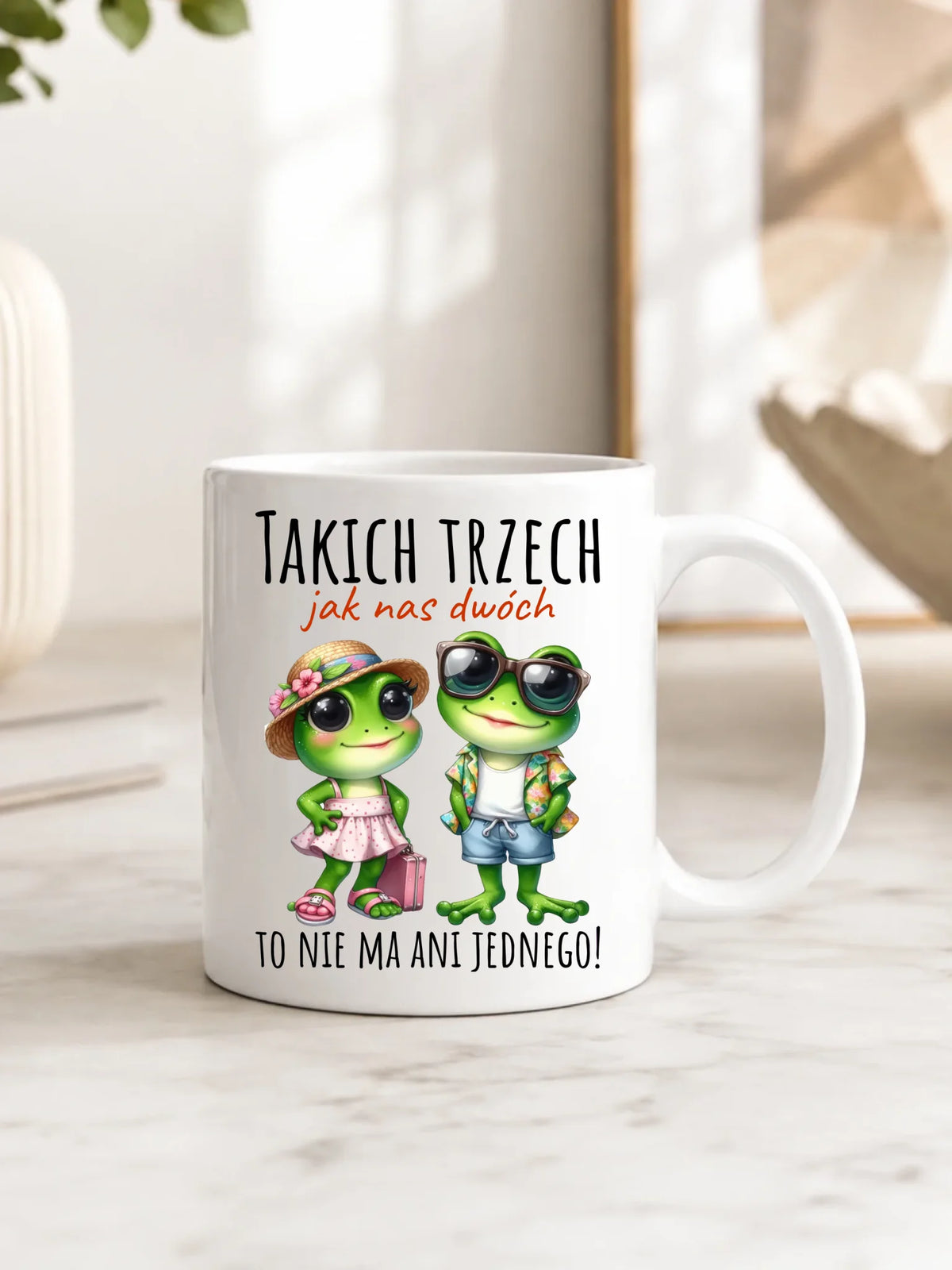 Kubek dla par - Żabki Takich trzech jak nas dwóch DCH11