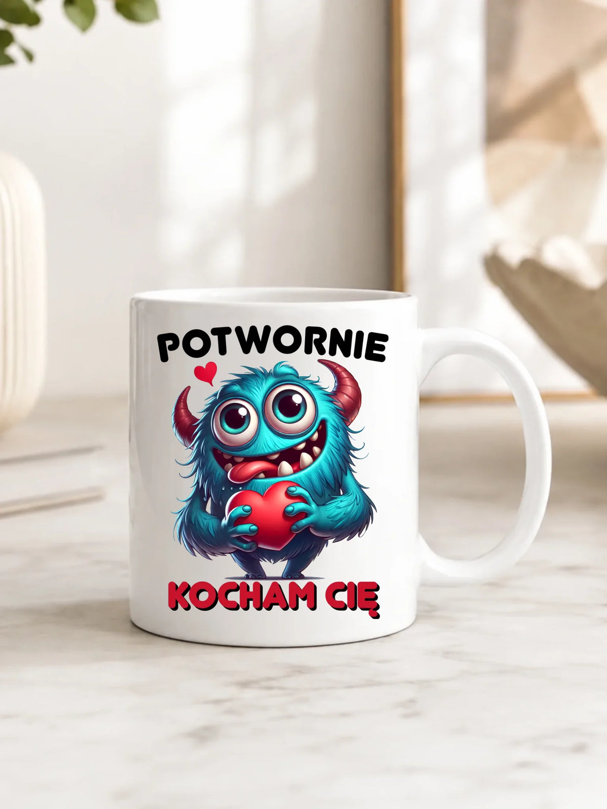 Kubek dla par - Potwornie Kocham Cię W45