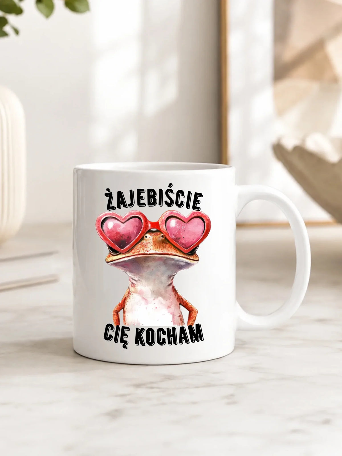 Kubek dla par - Żajebiście Cię Kocham Żaba W17
