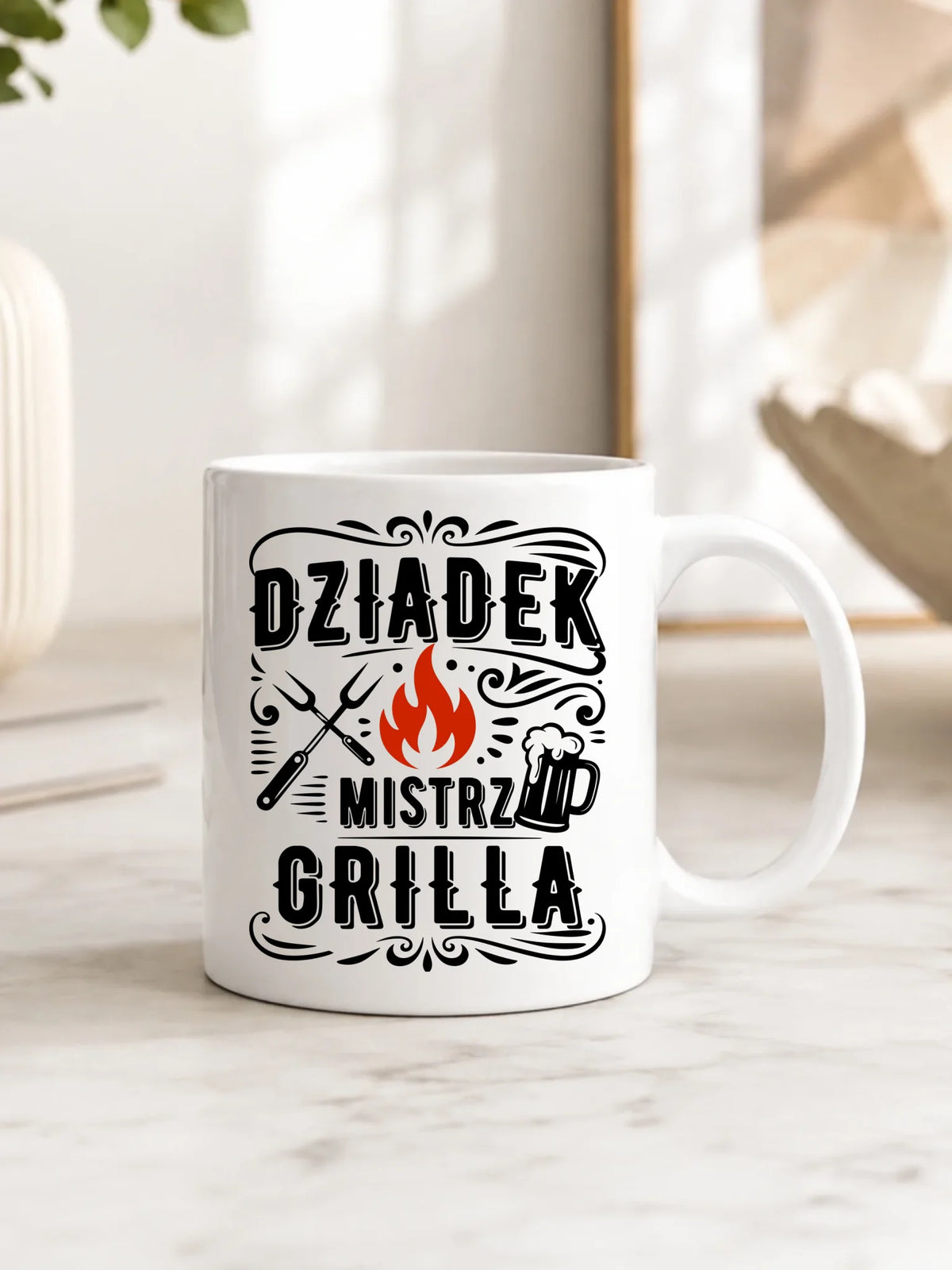 Kubek dla dziadka - Dziadek mistrz grilla D33