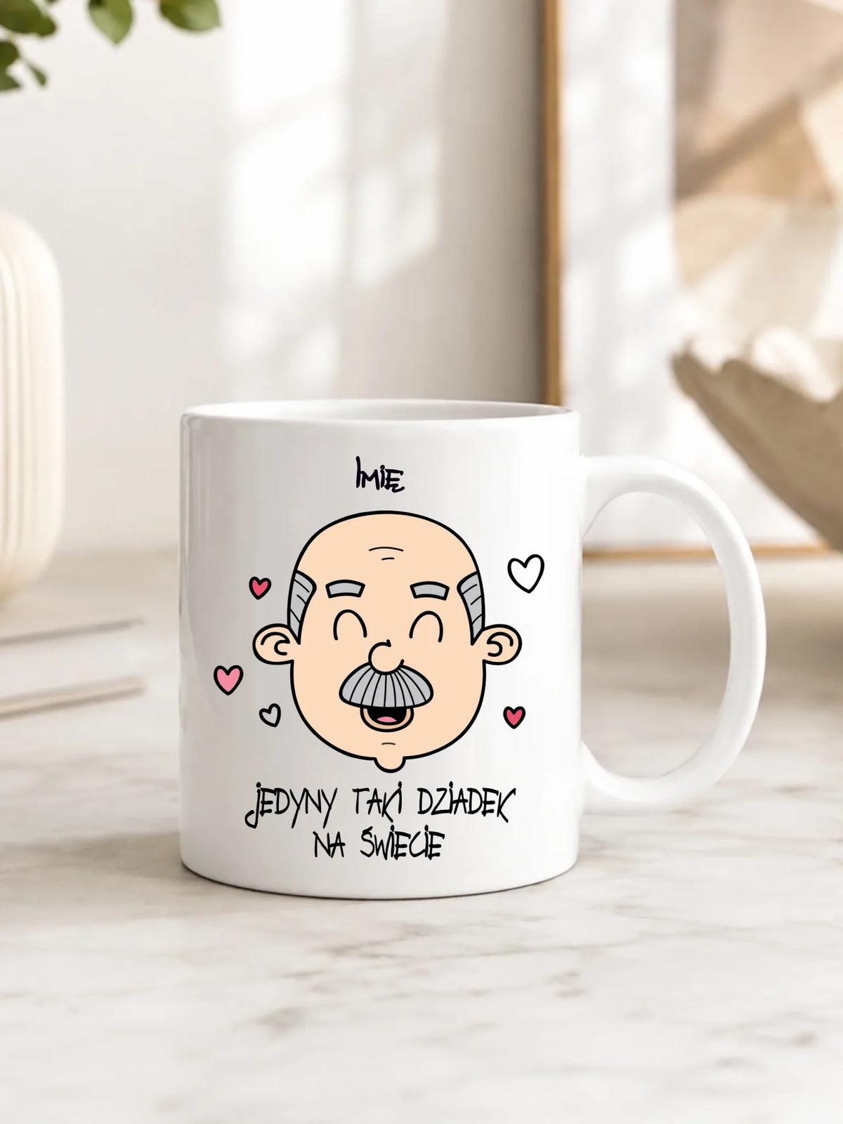 Kubek dla dziadka - Jedyny taki dziadek na świecie - personalizowany D15