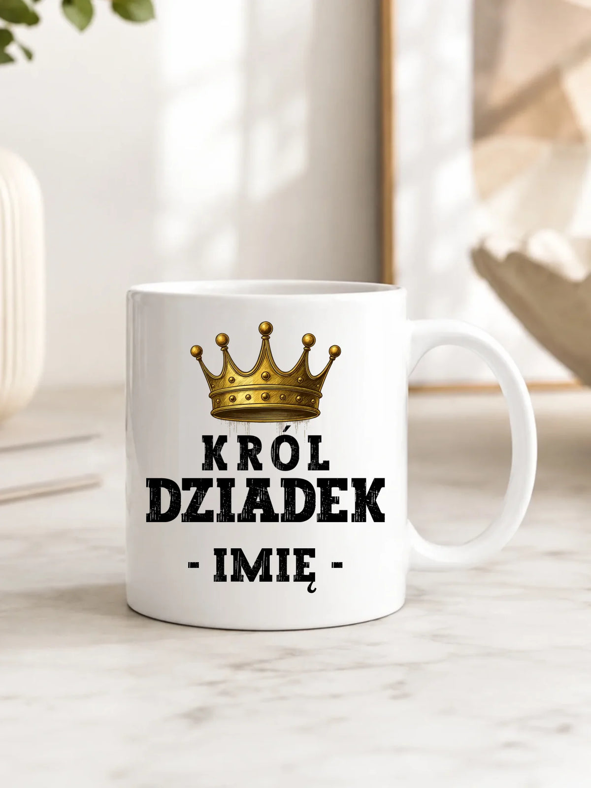 Kubek dla dziadka - Król Dziadek - personalizowany D17