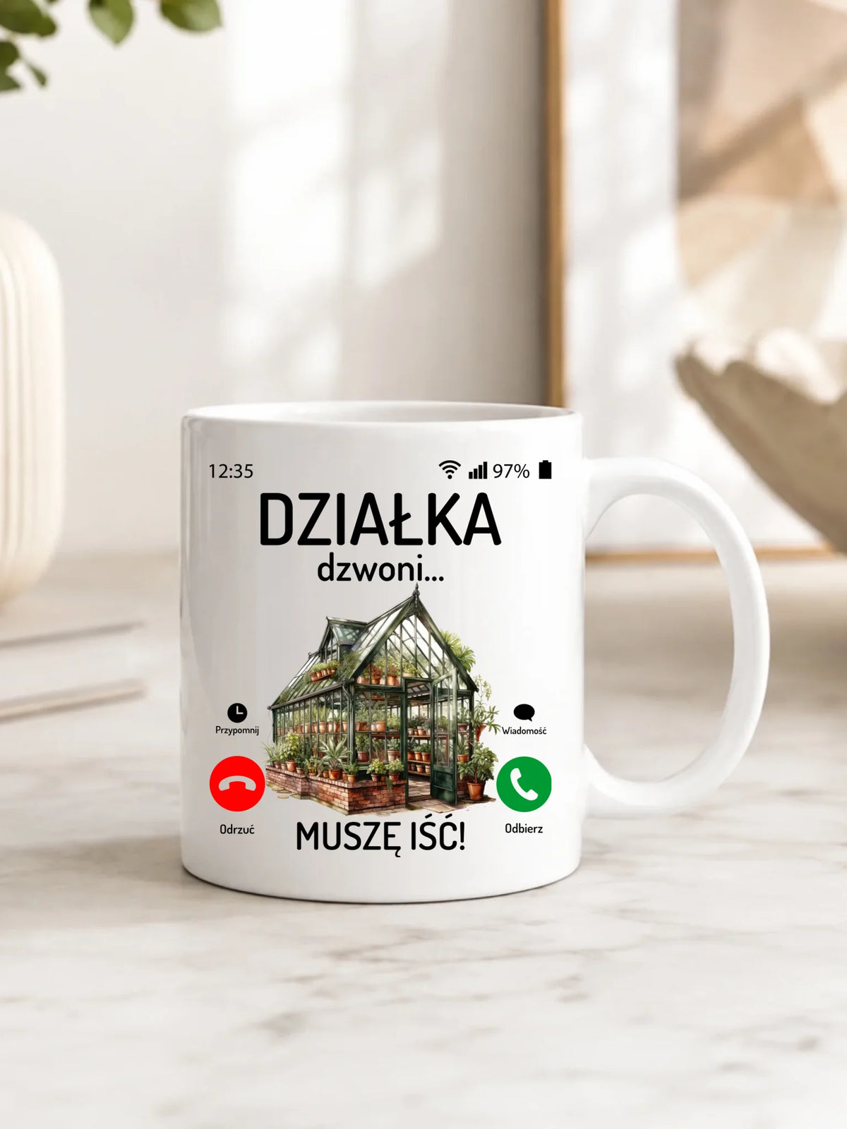 Kubek dla babci - Działka dzwoni muszę iść B41