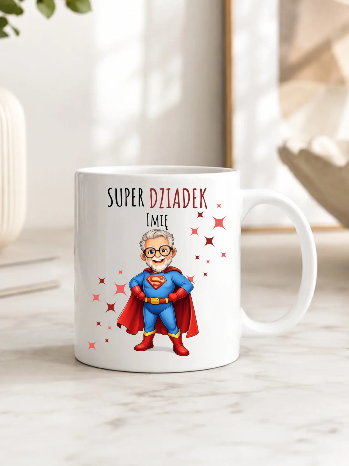 Kubek dla dziadka - Super Dziadek - personalizowany D02