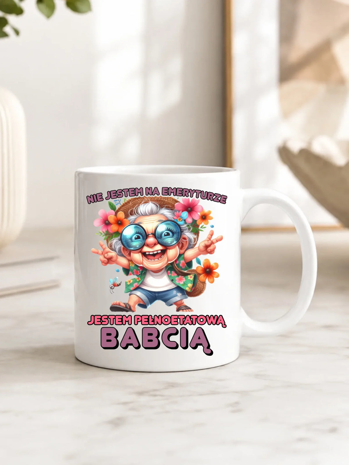 Kubek dla babci - Pełnoetatowa babcia B20