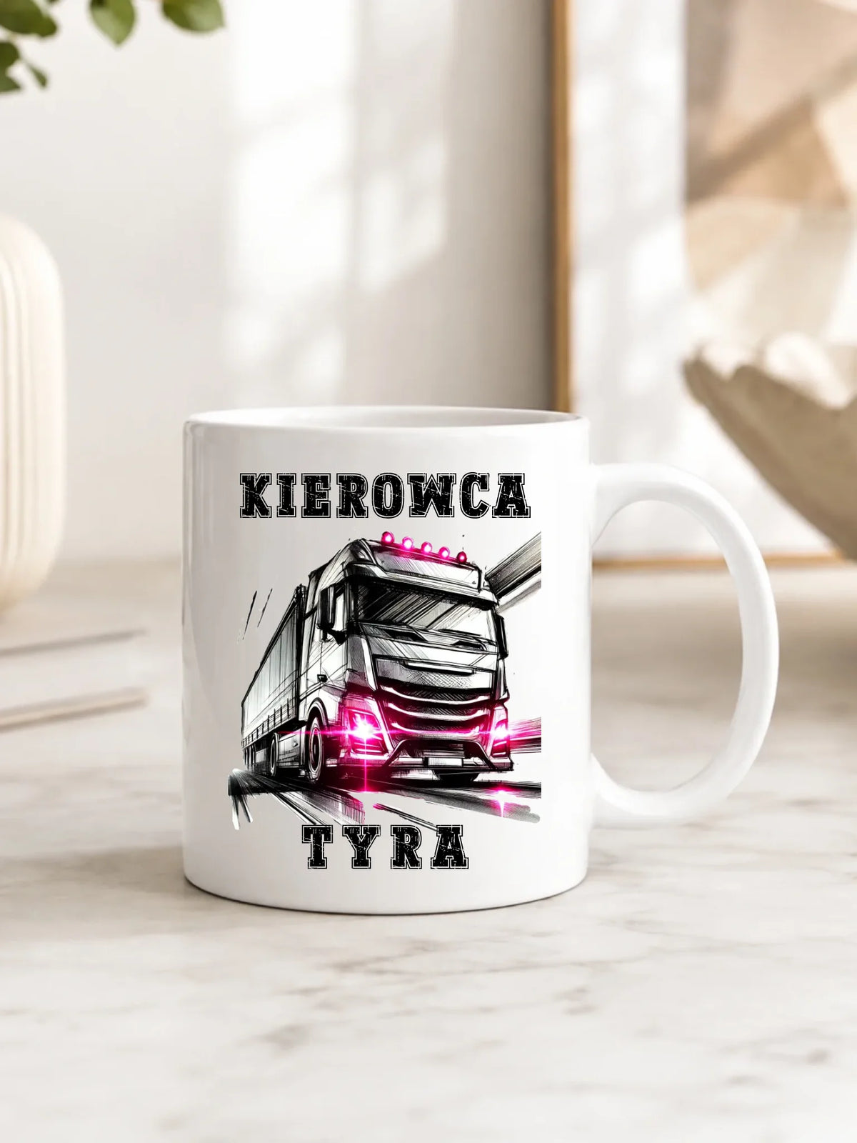 Kubek dla kobiety kierowcy ciężarówki - Kierowca tyra ZKT15