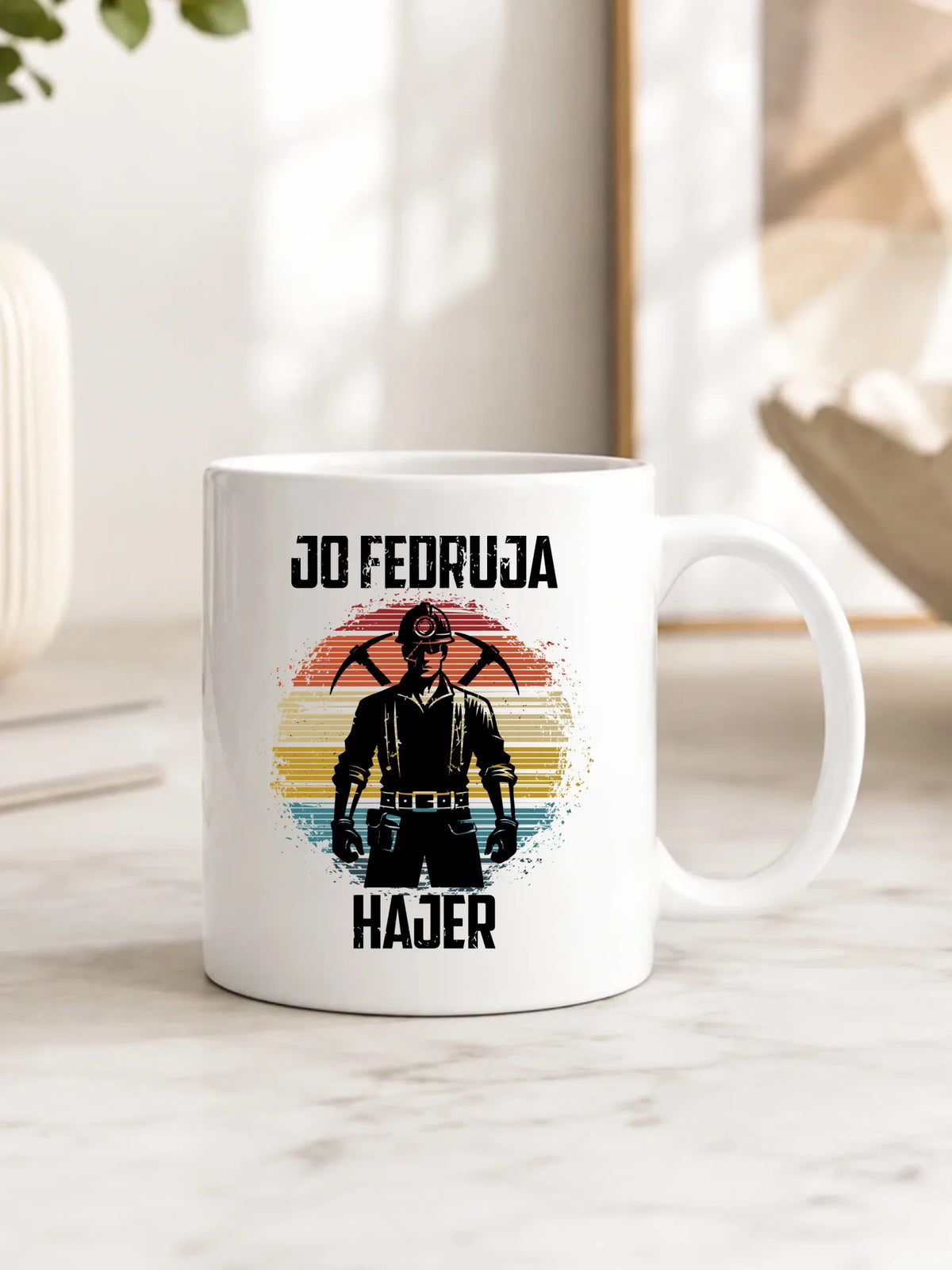 Kubek - prezent dla górnika - Jo fedruja Hajer G26