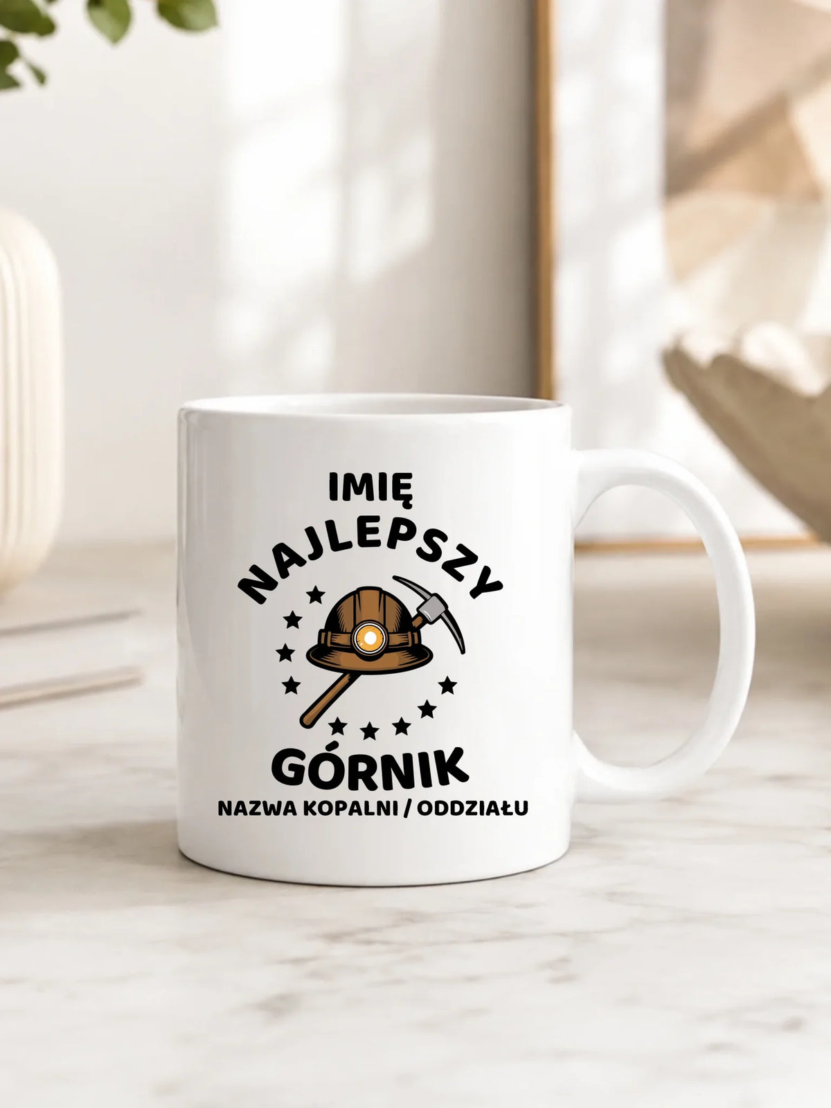 Kubek - prezent dla górnika - Najlepszy górnik - personalizowany G23