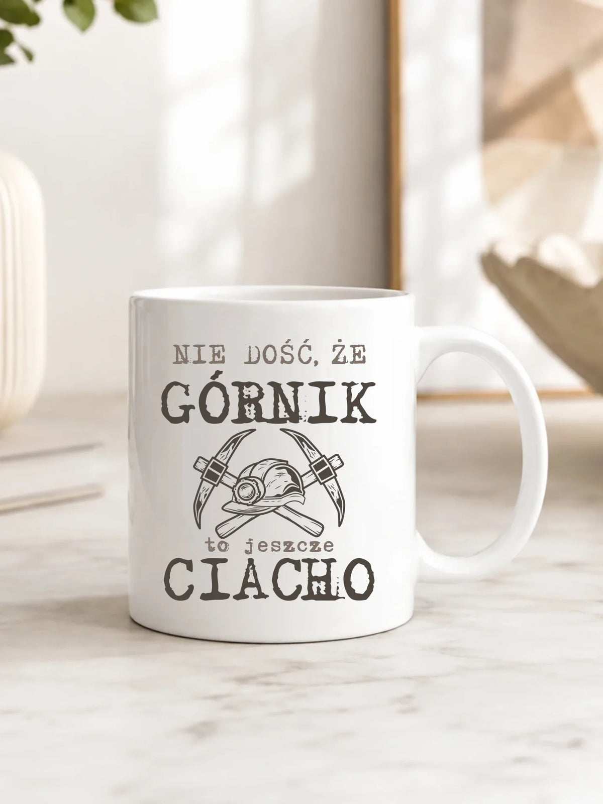 Kubek - prezent dla górnika - Nie dość, że górnik to jeszcze ciacho G17
