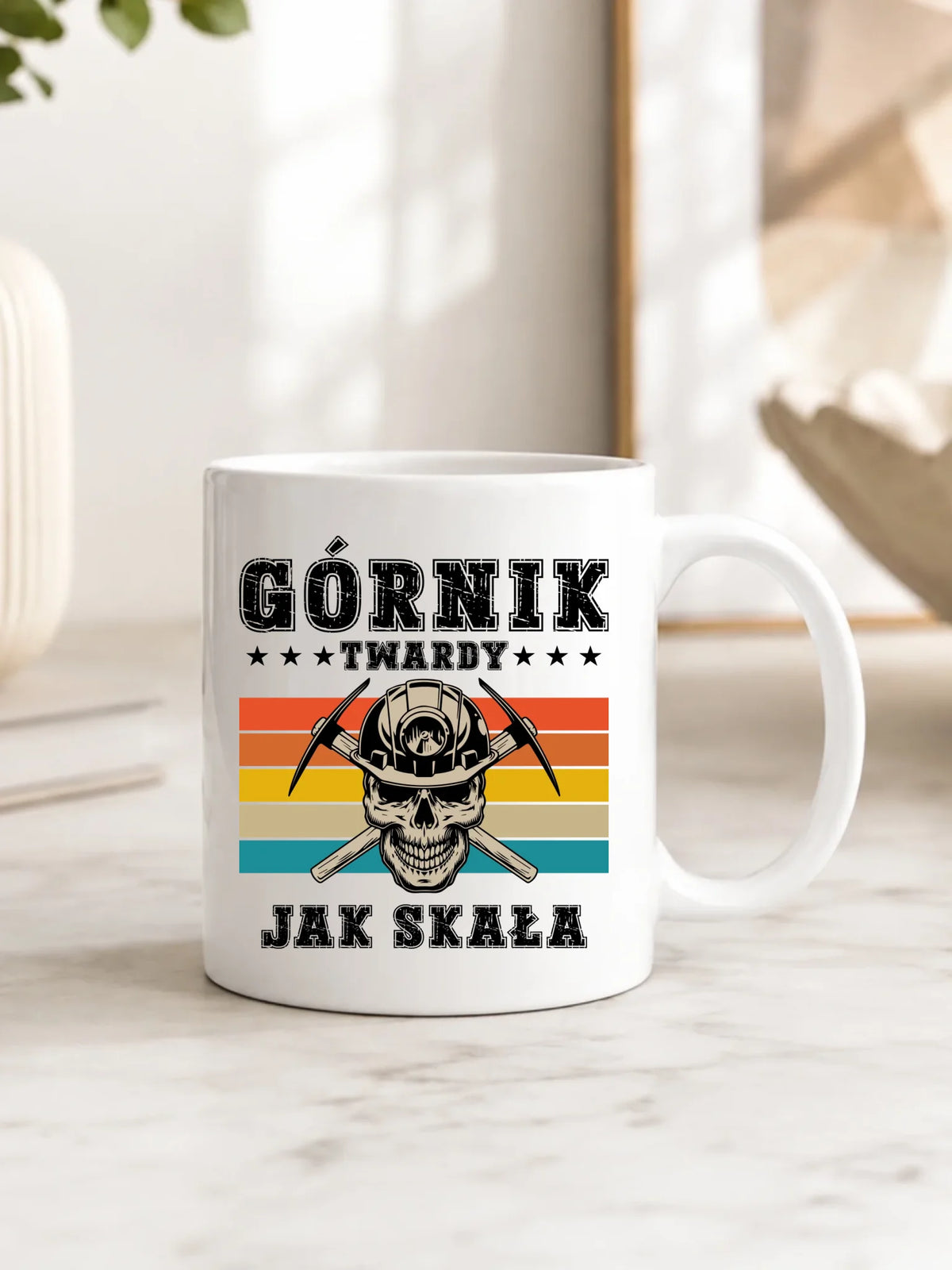 Kubek - prezent dla górnika - Górnik twardy jak skała G21