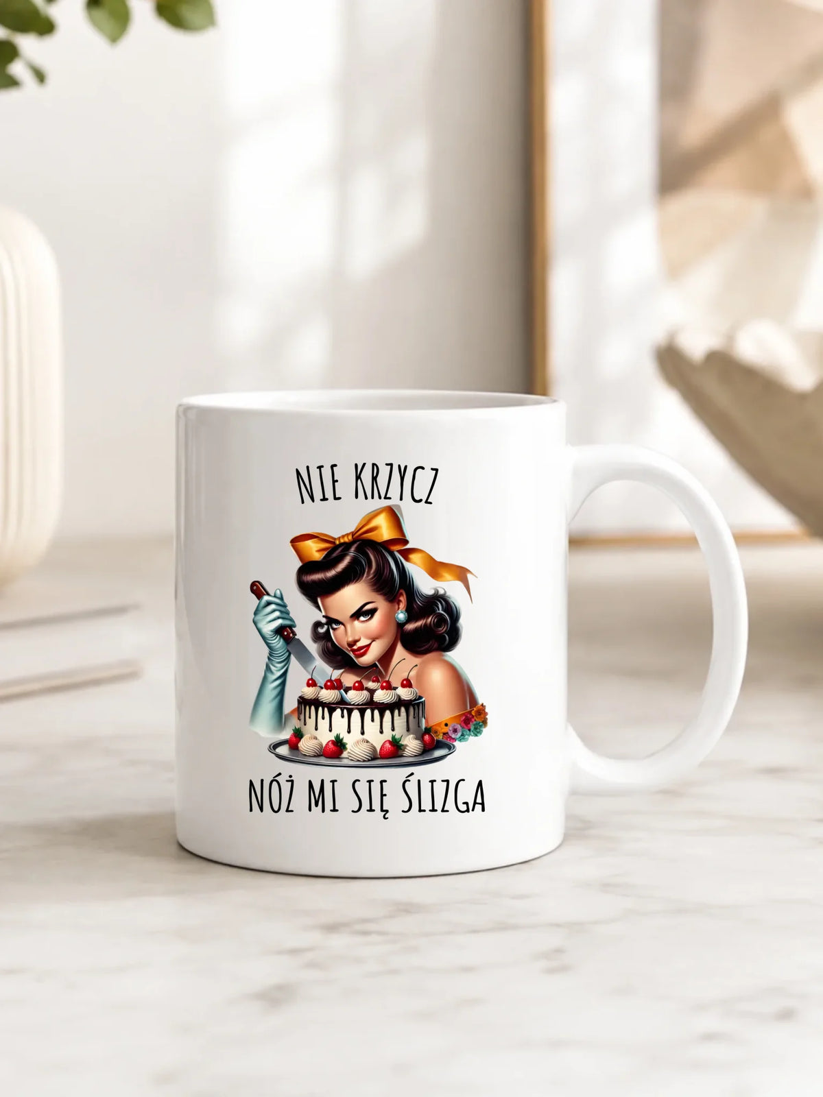 Kubek dla niej - Nie krzycz, nóż mi się ślizga - Czarny humor DZ22