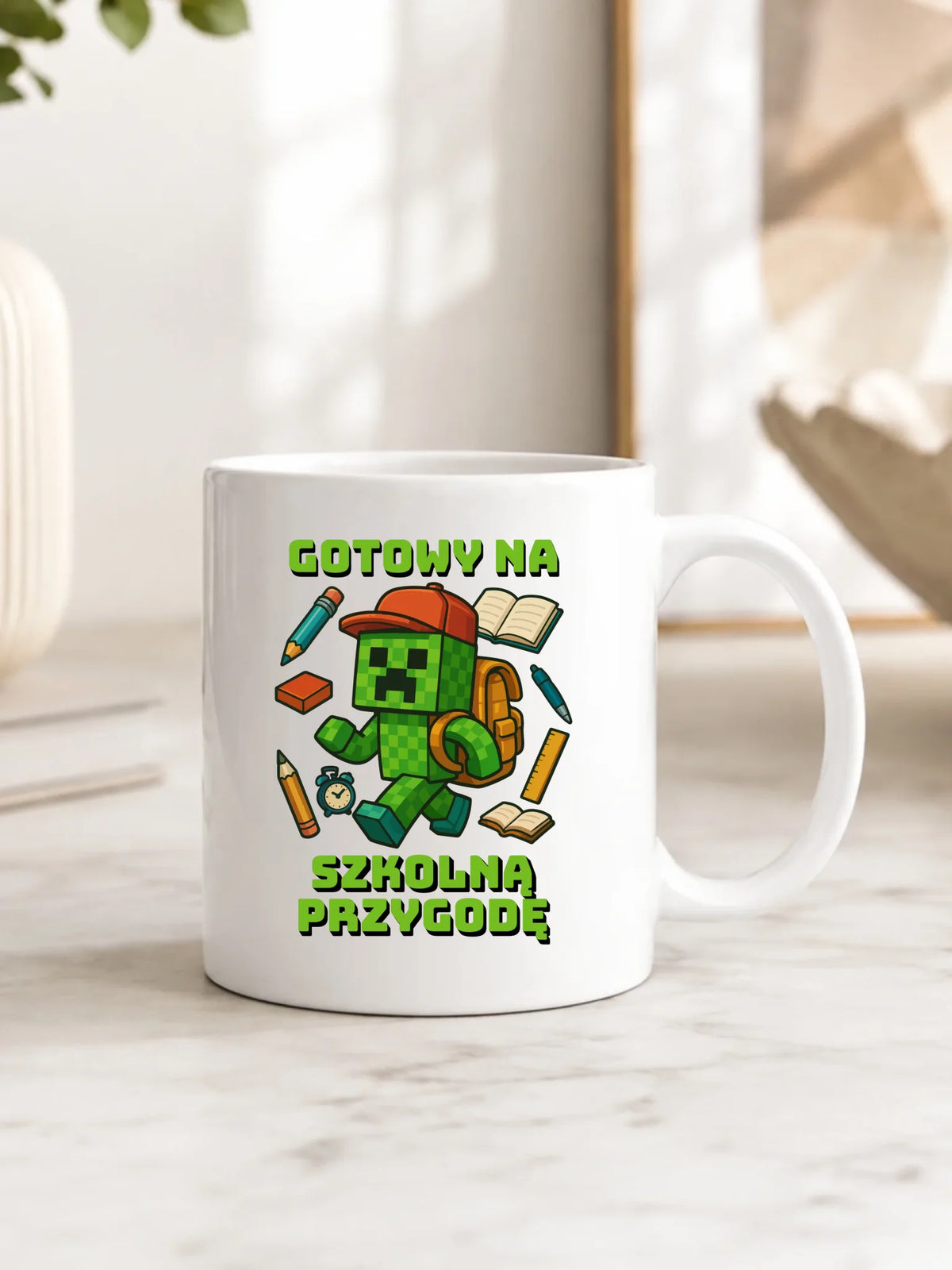Kubek szkoła - Gotowy na szkołę - gamer do szkoły - SZ13