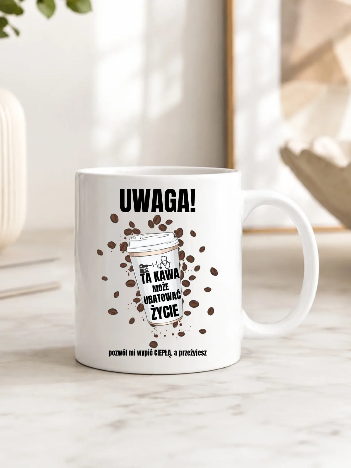 Kubek dla medyka - Ta kawa może uratować życie ZL05