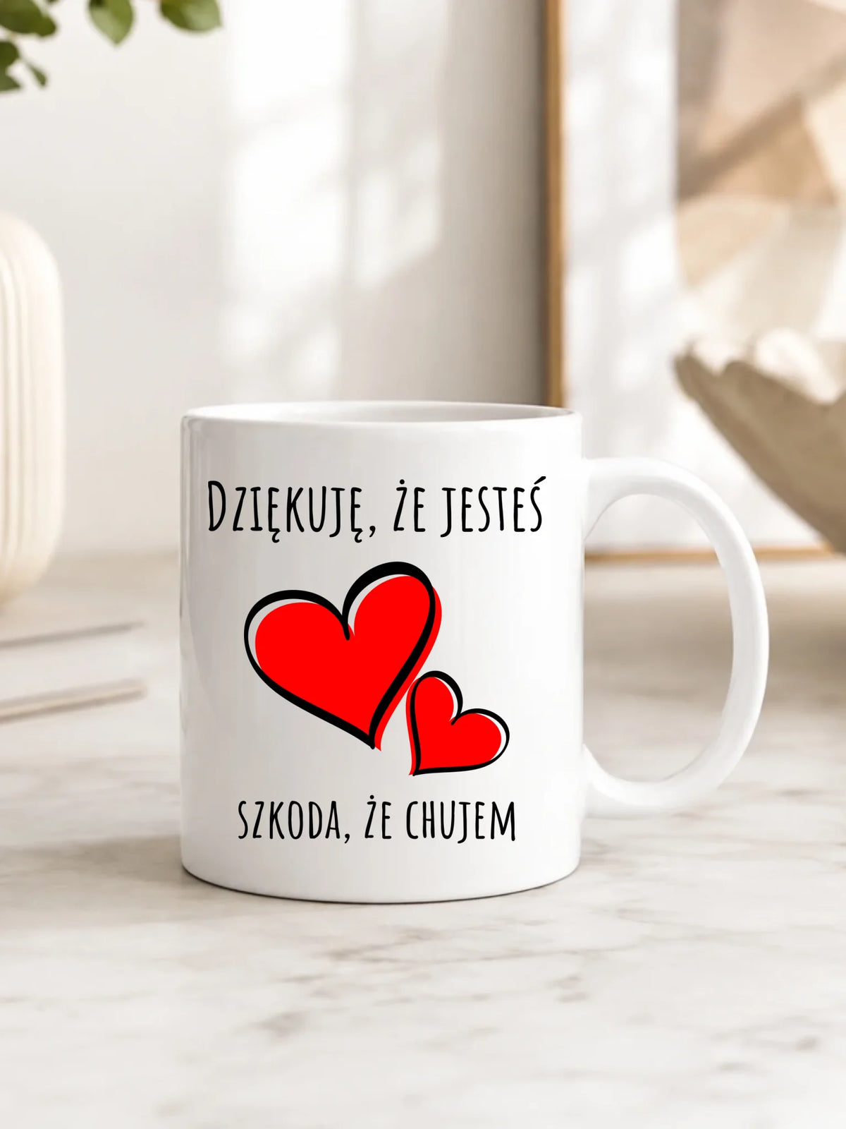 Kubek - Dziękuję, że jesteś szkoda, że ch#jem - bez cenzury DCH10