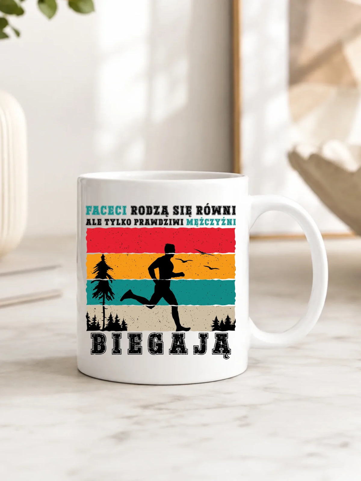 Kubek dla biegacza - Prawdziwi mężczyźni biegają HB02