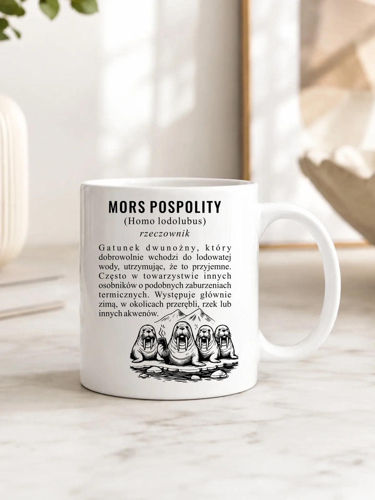 Kubek - prezent dla morsa - Mors pospolity [Homo lodolubus] HM12